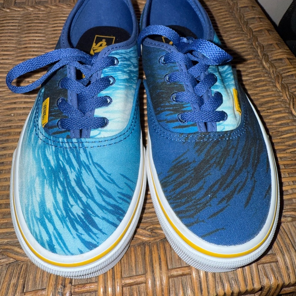 Vans Vibrant Blue and Yellow Sneakers